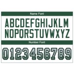 Gotham Mesh Drift Fashion Football Jersey White Custom Green-Black Gotham Mesh Drift Fashion Football Jersey White Custom Green-Black
