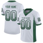 Gotham Mesh Drift Fashion Football Jersey White Custom Green-Black Gotham Mesh Drift Fashion Football Jersey White Custom Green-Black