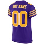 Gold-White Custom Purple Mesh Jersey Authentic Football Gold-White Custom Purple Mesh Jersey Authentic Football