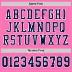 Navy-White Custom Pink Football Mesh Jersey Authentic Navy-White Custom Pink Football Mesh Jersey Authentic