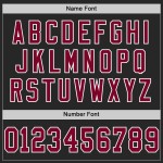 Mesh Football Throwback Authentic Jersey Custom Maroon-White Black Mesh Football Throwback Authentic Jersey Custom Maroon-White Black