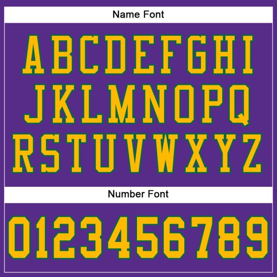 Gold-Kelly Custom Mesh Jersey Football Authentic Purple Green Gold-Kelly Custom Mesh Jersey Football Authentic Purple Green