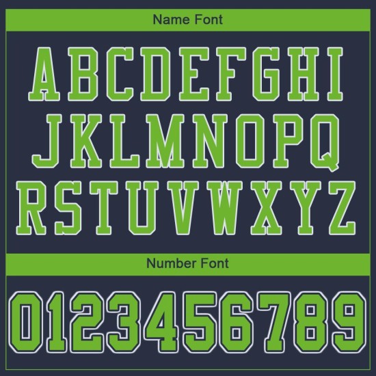 Authentic Jersey Green-White Navy Neon Mesh Football Custom Authentic Jersey Green-White Navy Neon Mesh Football Custom