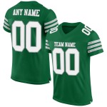 Jersey Custom Green Authentic Football Kelly Mesh White-Gray Jersey Custom Green Authentic Football Kelly Mesh White-Gray