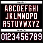 Jersey Custom Mesh Authentic Black White-Red Football Jersey Custom Mesh Authentic Black White-Red Football
