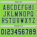 Green Jersey Custom Navy-White Neon Mesh Authentic Football Green Jersey Custom Navy-White Neon Mesh Authentic Football