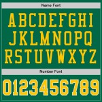 Custom Gold-White Mesh Grass Football Throwback Authentic Jersey Green Custom Gold-White Mesh Grass Football Throwback Authentic Jersey Green