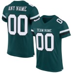 Green White-Black Football Authentic Custom Midnight Jersey Mesh Green White-Black Football Authentic Custom Midnight Jersey Mesh