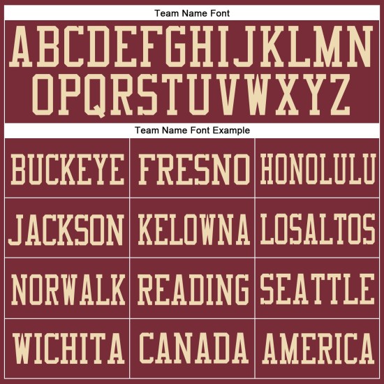 Authentic Burgundy Football Mesh Jersey Cream Custom Authentic Burgundy Football Mesh Jersey Cream Custom