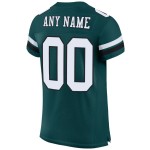 Green White-Black Football Authentic Custom Midnight Jersey Mesh Green White-Black Football Authentic Custom Midnight Jersey Mesh