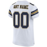 Mesh Custom Gold White Jersey Navy-Old Authentic Football Mesh Custom Gold White Jersey Navy-Old Authentic Football