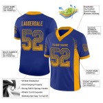Fashion Football Drift Gold-Navy Custom Jersey Mesh Royal Fashion Football Drift Gold-Navy Custom Jersey Mesh Royal