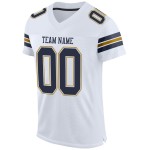Mesh Custom Gold White Jersey Navy-Old Authentic Football Mesh Custom Gold White Jersey Navy-Old Authentic Football