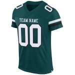 Green White-Black Football Authentic Custom Midnight Jersey Mesh Green White-Black Football Authentic Custom Midnight Jersey Mesh