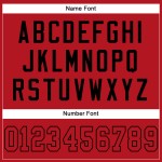 Custom Football Red Red-Black Authentic Mesh Jersey Custom Football Red Red-Black Authentic Mesh Jersey
