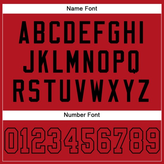 Custom Football Red Red-Black Authentic Mesh Jersey Custom Football Red Red-Black Authentic Mesh Jersey