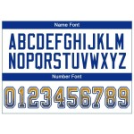 Football Drift Fashion Royal-White Gold Jersey Mesh Custom Football Drift Fashion Royal-White Gold Jersey Mesh Custom